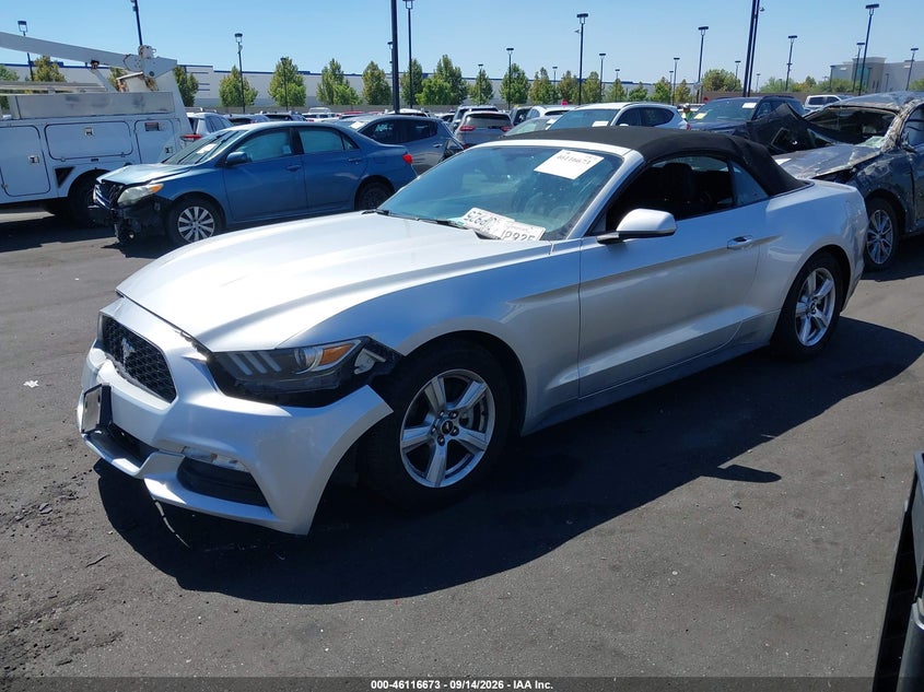 Vin: 1fatp8em8h5307052, lot: 46616389, ford mustang v6 20172