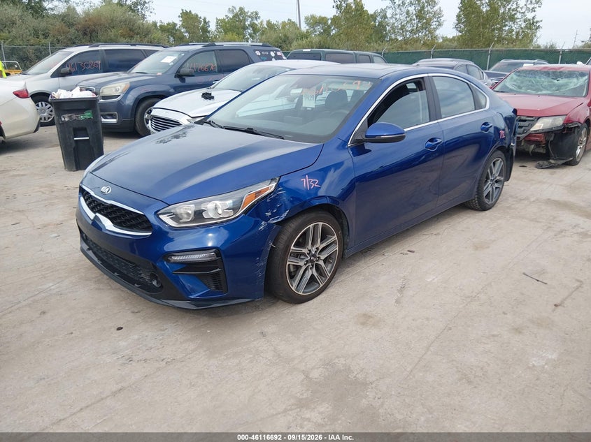 Vin: 3kpf54ad6me348824, lot: 46616408, kia forte ex 20212