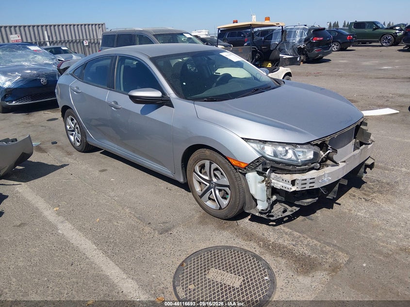 Vin: 2hgfc2f56jh584029, lot: 46616409, honda civic lx 2018 img_1