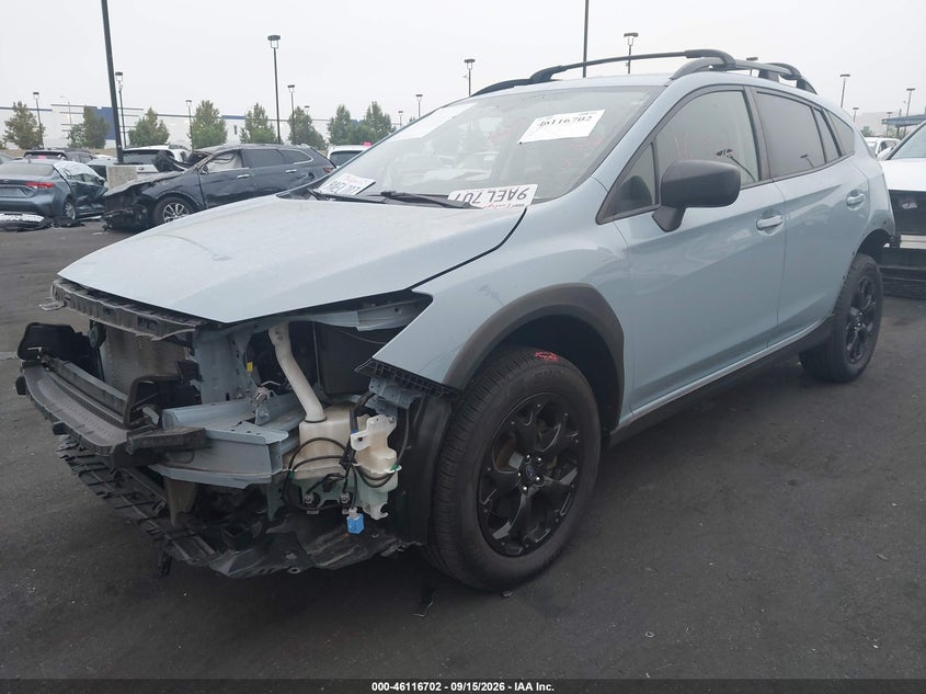 Vin: jf2gtabc3nh220083, lot: 46616418, subaru crosstrek 20222