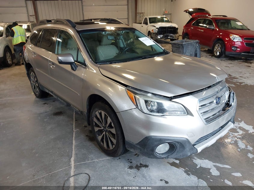Vin: 4s4bsanc0h3385495, lot: 46616419, subaru outback 2.5i limited 2017 img_1
