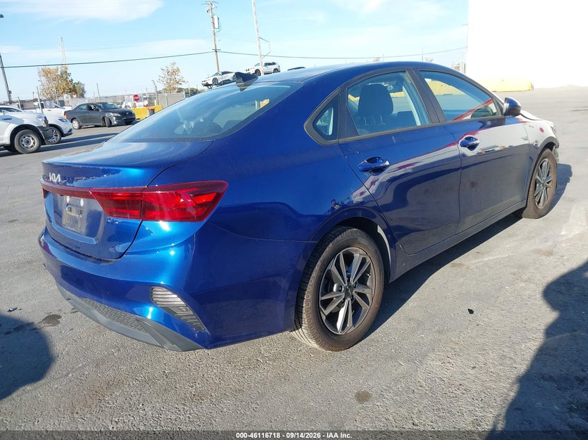 Vin: 3kpf24ad4pe555015, lot: 46616434, kia forte lxs 20234