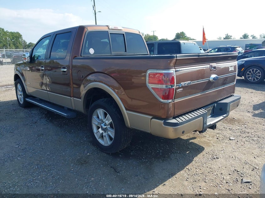 Vin: 1ftfw1ctxbfb20831, lot: 46616435, ford f-150 lariat 20113