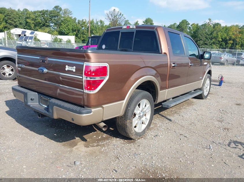 Vin: 1ftfw1ctxbfb20831, lot: 46616435, ford f-150 lariat 20114