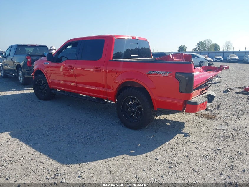 Vin: 1ftew1ep8jfe15727, lot: 46616440, ford f-150 xlt 20183