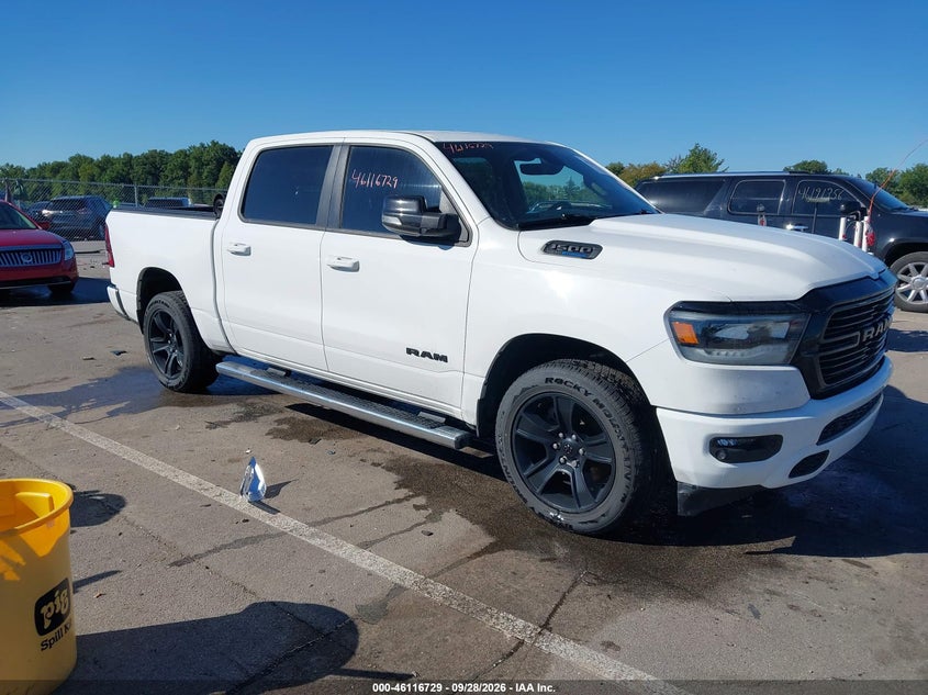 Vin: 1c6srfft6mn651295, lot: 46616445, ram 1500 big horn  4x4 5'7 box 2021 img_1