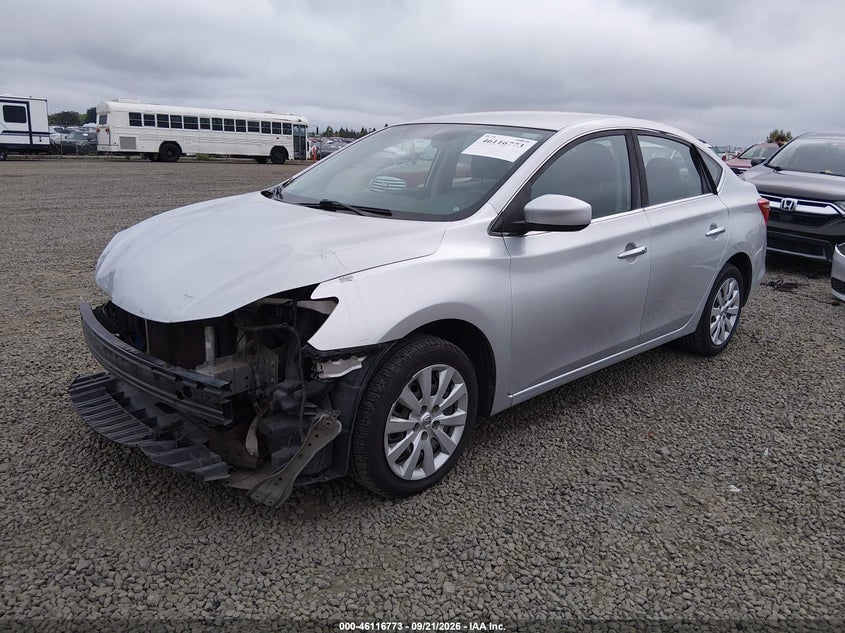 2017 Nissan Sentra Sv, Front End, IAAI, VIN 3N1AB7AP7HY321251 — photo 2