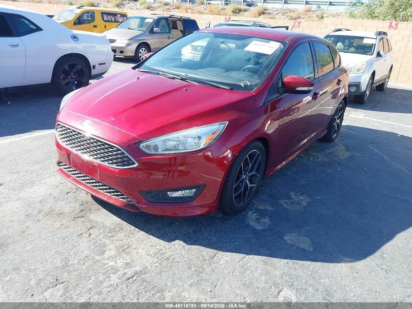 Vin: 1fadp3k28gl254289, lot: 46616497, ford focus se 20162