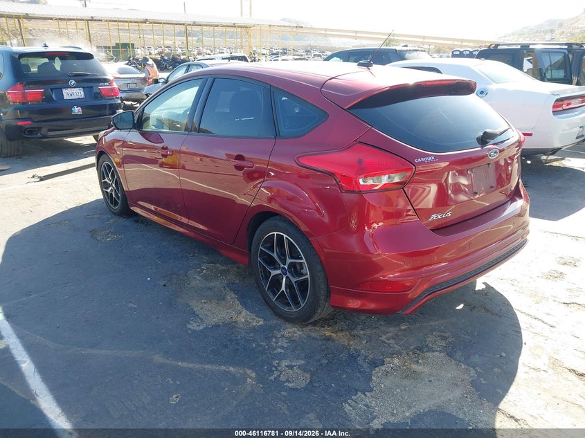 Vin: 1fadp3k28gl254289, lot: 46616497, ford focus se 20163