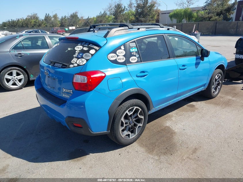 Vin: jf2gpaac2g9345997, lot: 46616498, subaru crosstrek 2.0i 20164