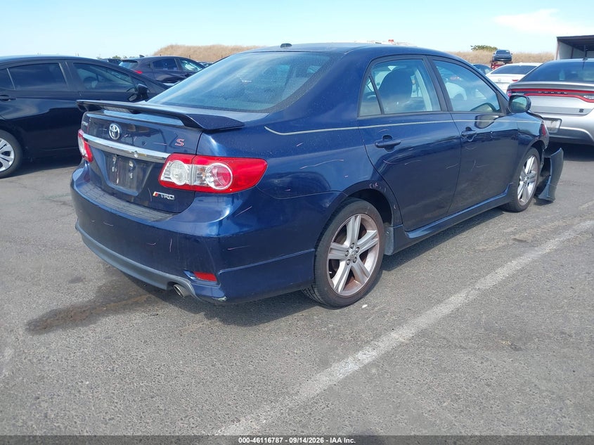 Vin: 5yfbu4ee6dp095152, lot: 46616503, toyota corolla s 20134