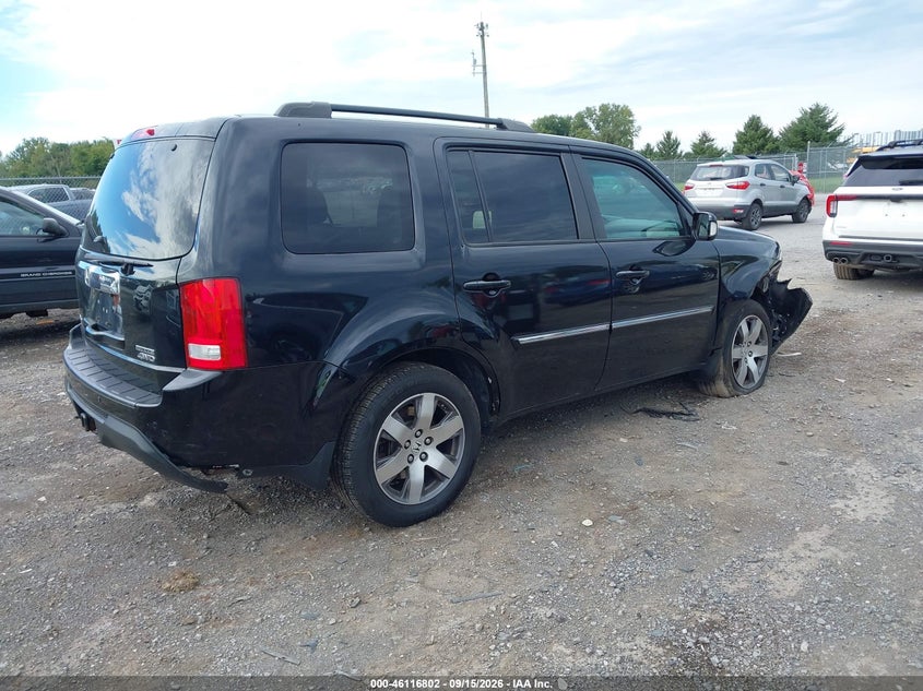Vin: 5fnyf4h9xeb023113, lot: 46616518, honda pilot touring 20144