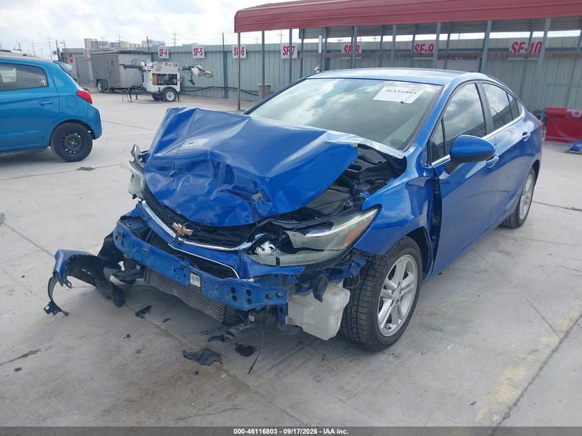 Vin: 1g1be5sm9h7269133, lot: 46616519, chevrolet cruze lt auto 20172