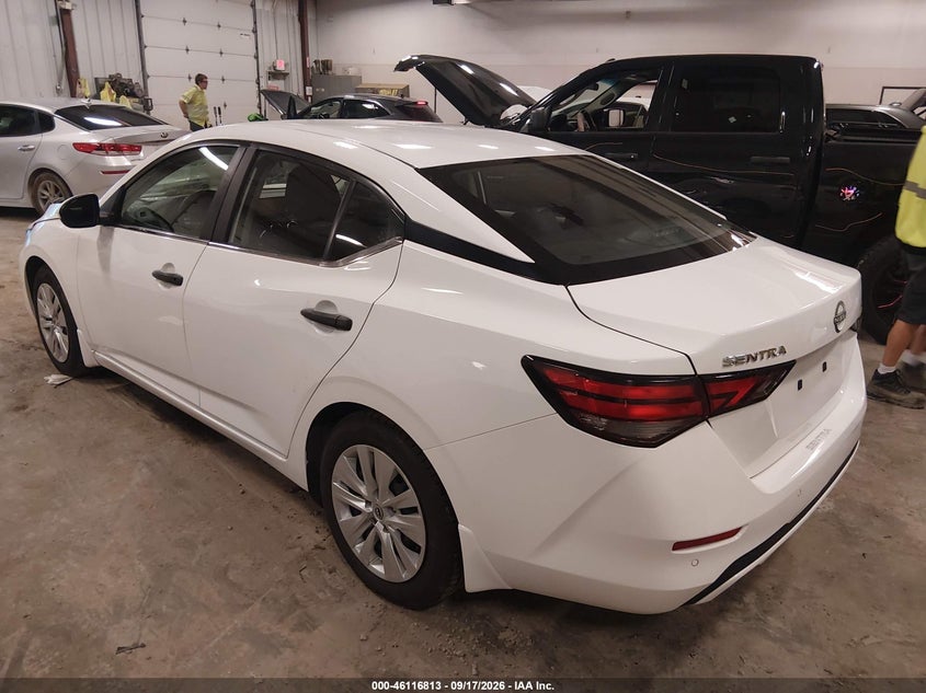 Vin: 3n1ab8bv2ry330623, lot: 46616529, nissan sentra s xtronic cvt 20243