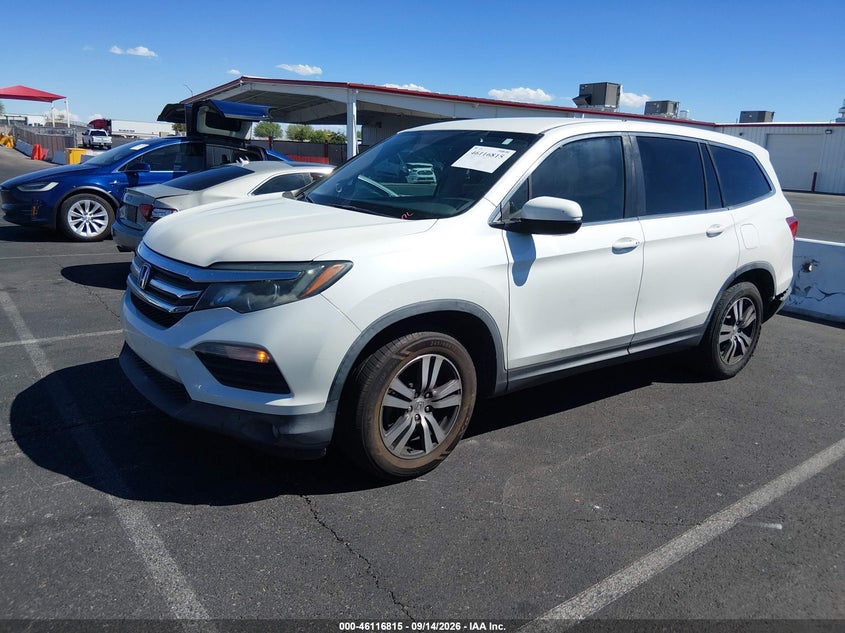 Vin: 5fnyf5h35gb044827, lot: 46616531, honda pilot ex 20162