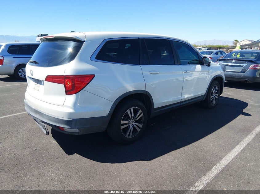 Vin: 5fnyf5h35gb044827, lot: 46616531, honda pilot ex 20164