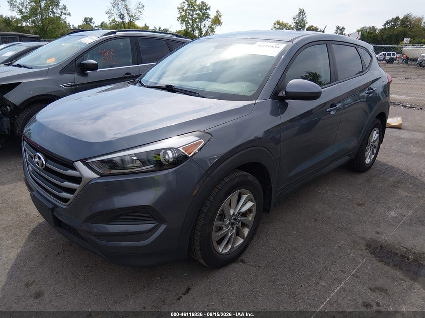 Vin: km8j2ca43ju693850, lot: 46616552, hyundai tucson se 20182
