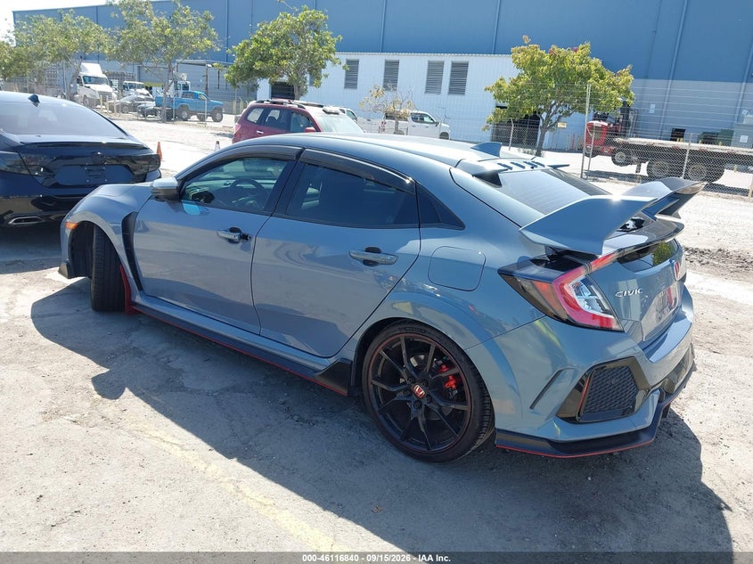 Vin: shhfk8g72ku204789, lot: 46616556, honda civic type r touring 20193
