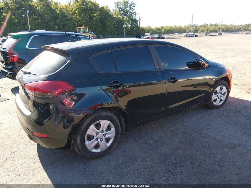 Vin: knafk5a87h5704357, lot: 46616558, kia forte lx 20174