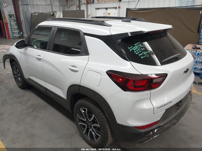 Vin: kl79mvsl4tb120549, lot: 46616562, chevrolet trailblazer fwd activ 20263