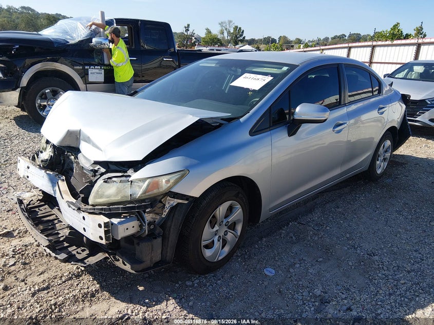 Vin: 2hgfb2f50eh515426, lot: 46616591, honda civic lx 20142
