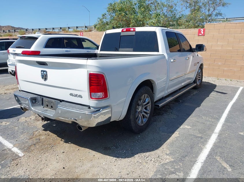 Vin: 1c6rr7wm3fs687642, lot: 46616604, ram 1500 laramie limited 20154