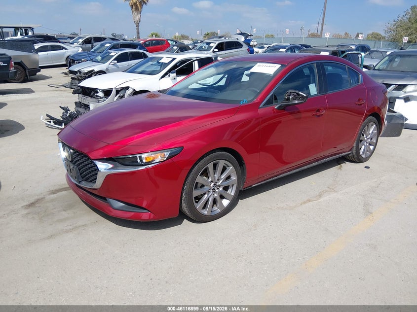 Vin: jm1bpacl2l1169886, lot: 46616615, mazda mazda3 select package 20202