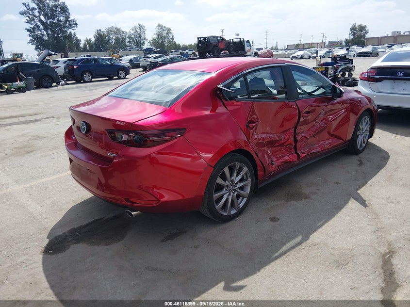 Vin: jm1bpacl2l1169886, lot: 46616615, mazda mazda3 select package 20204