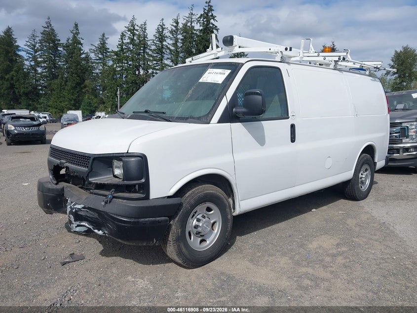 Vin: 1gcwgaff7g1236401, lot: 46616624, chevrolet express 2500 work van 20162