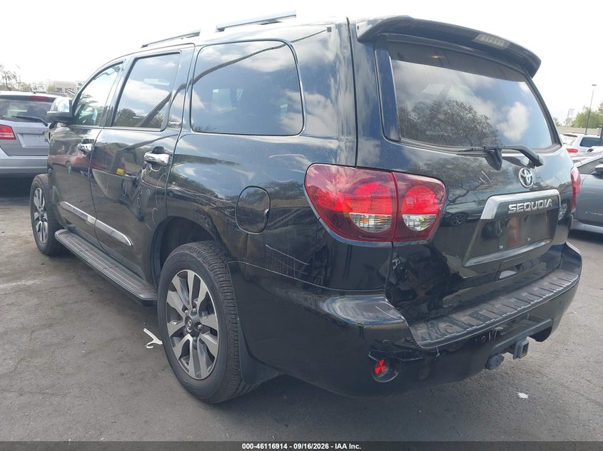 Vin: 5tdjy5g15ls180702, lot: 46616630, toyota sequoia limited 20203