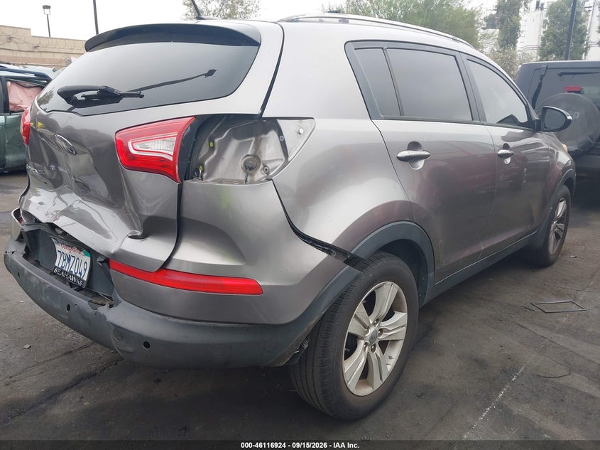 Vin: kndpb3a28d7487598, lot: 46616640, kia sportage lx 20134