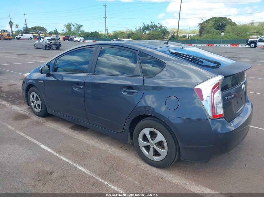 Vin: jtdkn3du7c1607844, lot: 46616644, toyota prius five/four/one/three/two 20123
