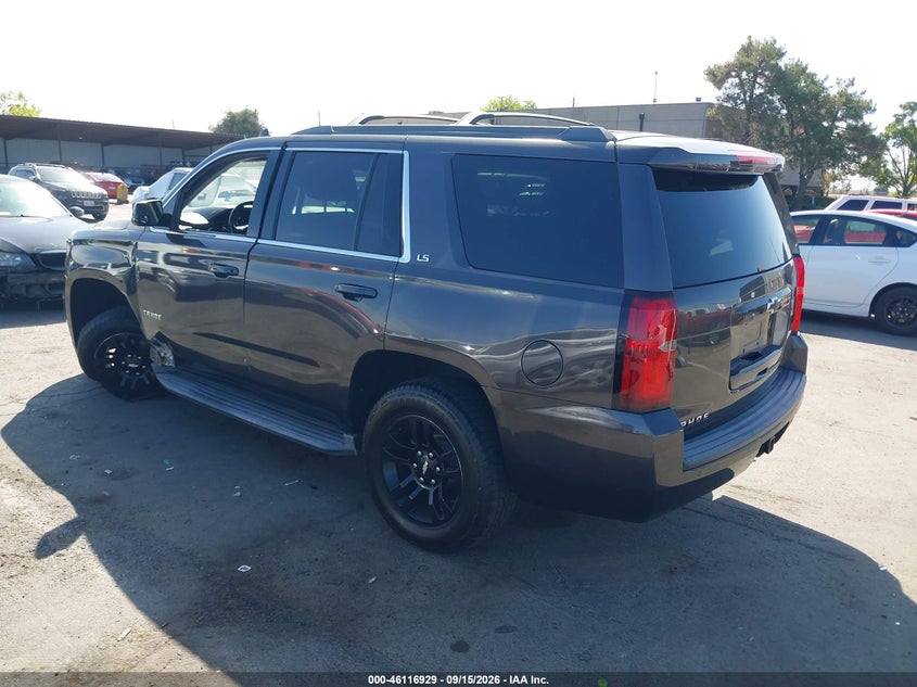 Vin: 1gnskakc2gr169868, lot: 46616645, chevrolet tahoe ls 20163