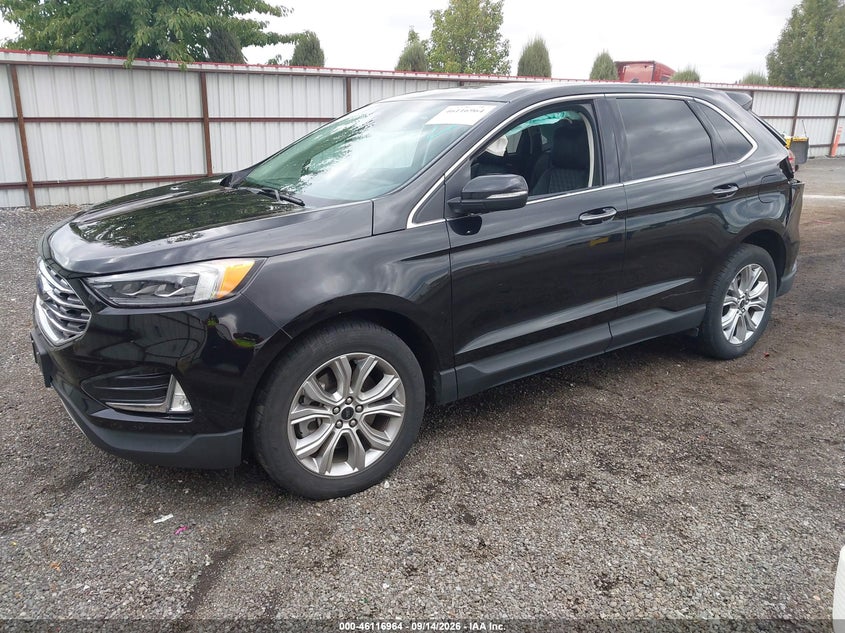 Vin: 2fmpk4k96pba59201, lot: 46616680, ford edge titanium 20232