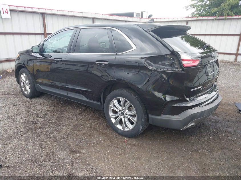 Vin: 2fmpk4k96pba59201, lot: 46616680, ford edge titanium 20233