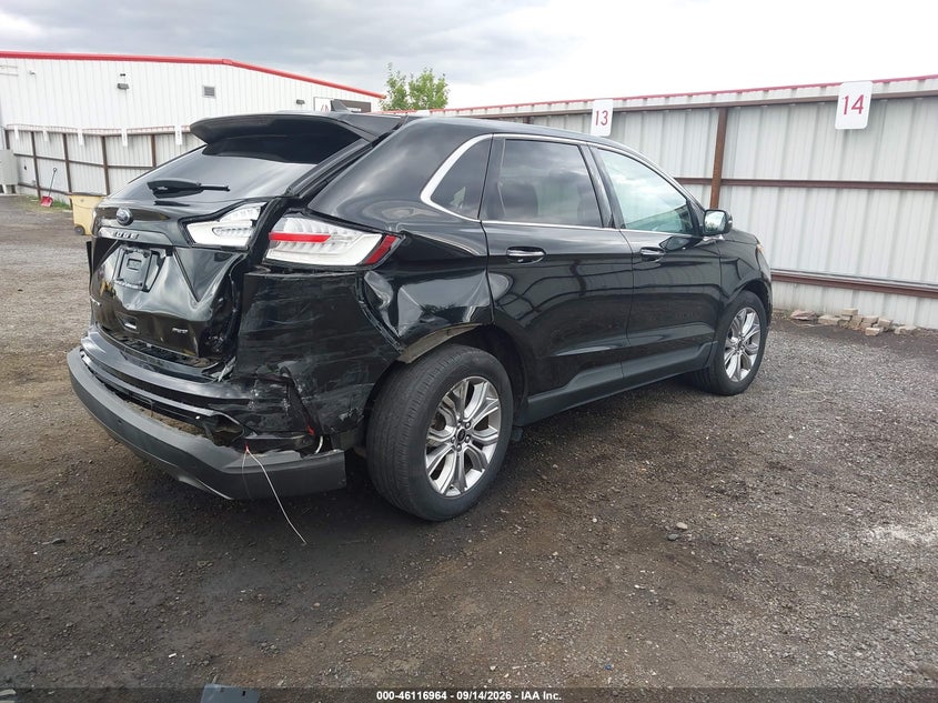 Vin: 2fmpk4k96pba59201, lot: 46616680, ford edge titanium 20234