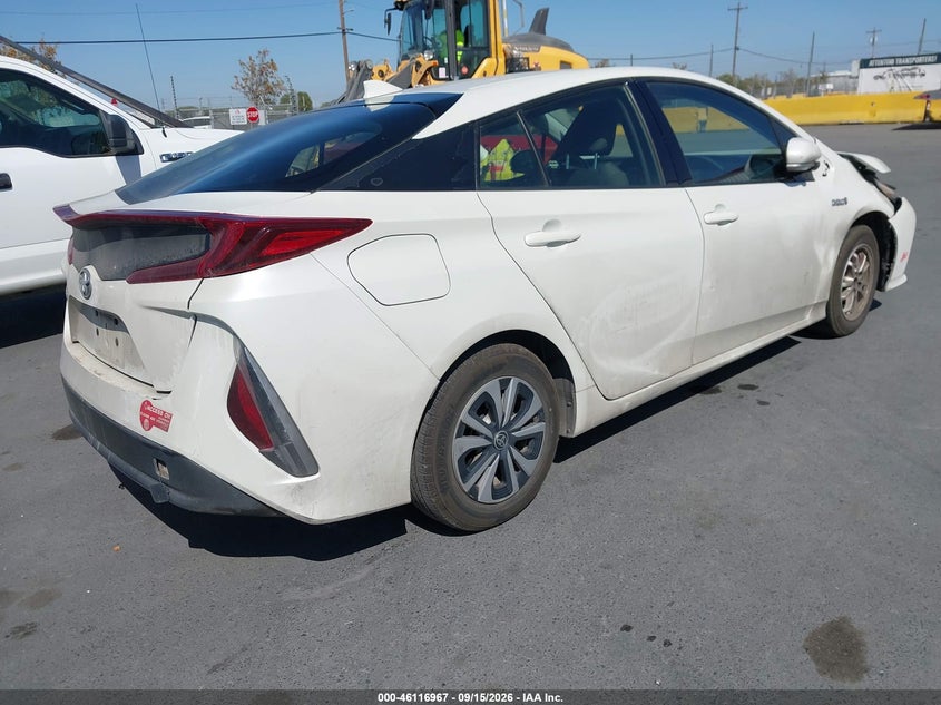 Vin: jtdkarfp6j3076725, lot: 46616683, toyota prius prime plus 20184