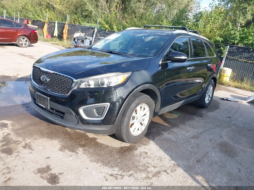 Vin: 5xypg4a31hg329743, lot: 46616701, kia sorento 2.4l lx 20172