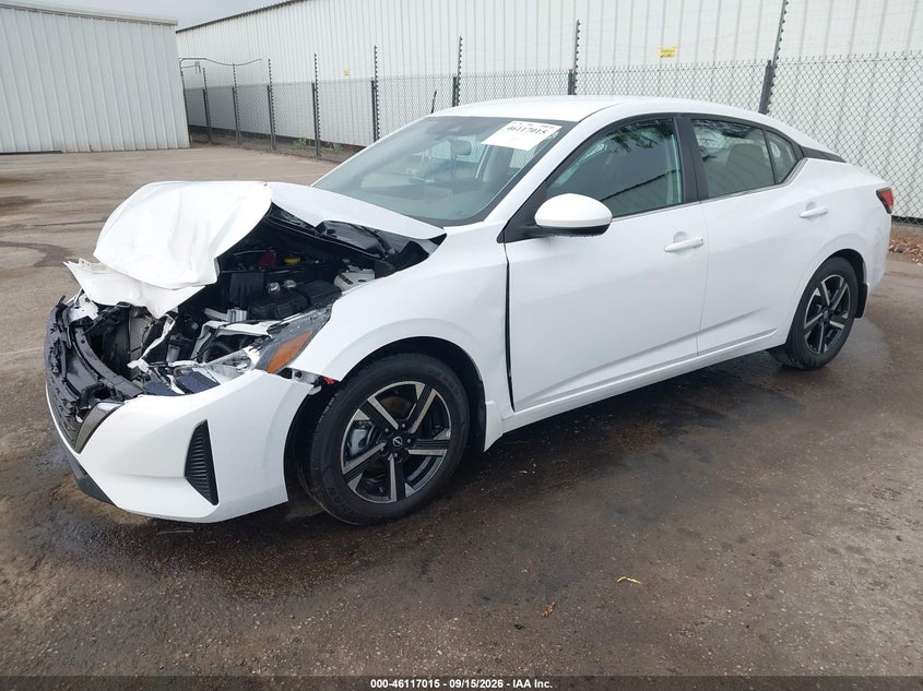 Vin: 3n1ab8cv0ry205361, lot: 46616731, nissan sentra sv xtronic cvt 20242