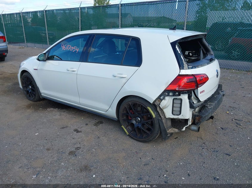 Vin: 3vw547au7hm049920, lot: 46616770, volkswagen golf gti autobahn 4-door/s 4-door/se 4-door/sport 4-door 20173