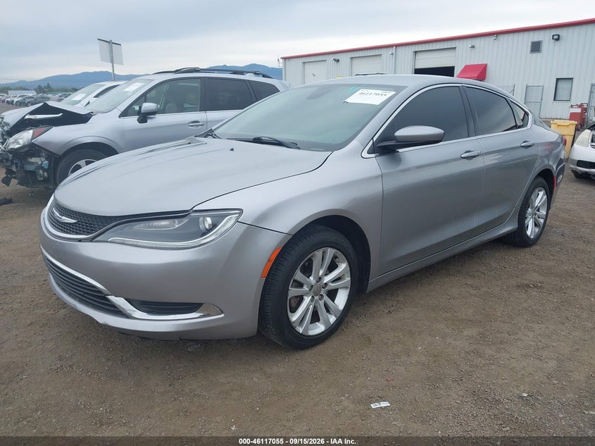 2015 Chrysler 200, Right Front, IAAI, VIN 1C3CCCAB7FN681683 — photo 2