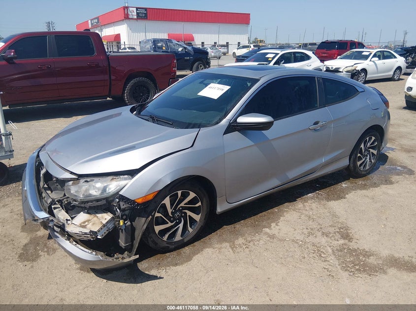 Vin: 2hgfc4b02gh310650, lot: 46616774, honda civic lx-p 20162
