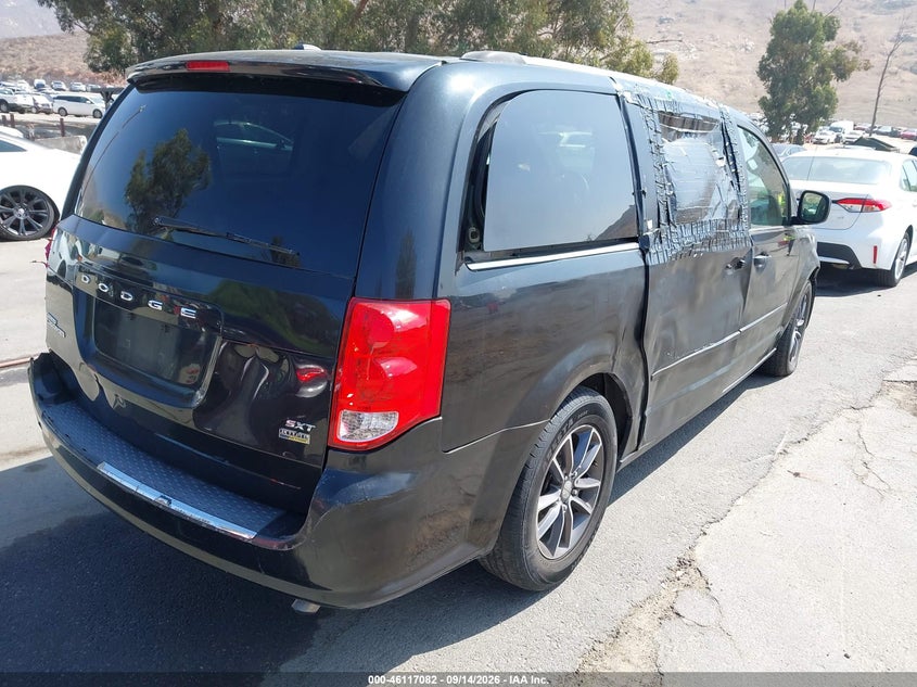 Vin: 2c4rdgcg6hr554285, lot: 46616798, dodge grand caravan sxt 20174