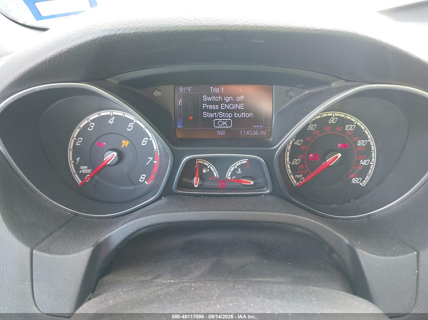 FORD FOCUS ST 2013 VIN 1FADP3L95DL185889