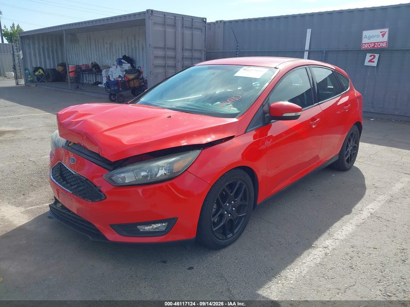 Vin: 1fadp3k24gl256251, lot: 46616840, ford focus se 20162