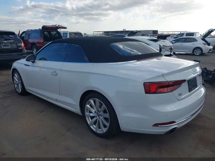 Vin: wauyngf55jn019953, lot: 46616851, audi a5 2.0t premium 20183
