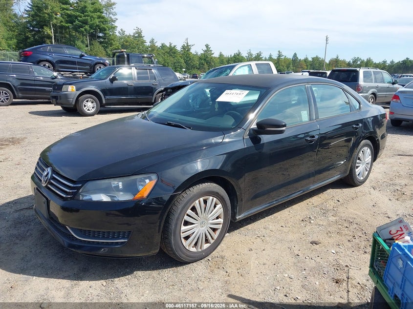Vin: 1vwat7a37ec116408, lot: 46616873, volkswagen passat 1.8t s 20142