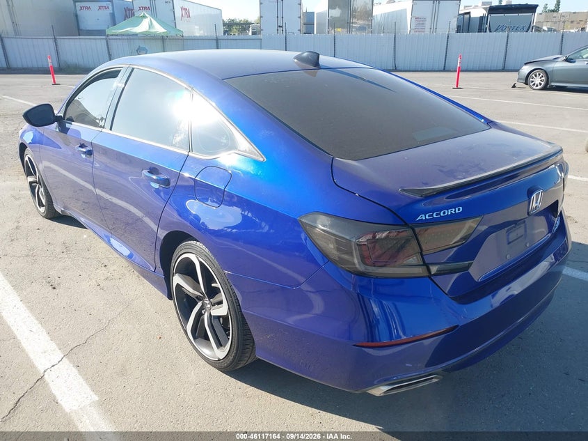 Vin: 1hgcv2f33ma014925, lot: 46616880, honda accord sport 2.0t 20213