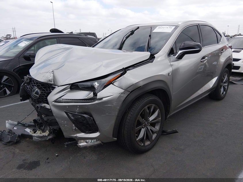 Vin: jtjyarbz4k2127404, lot: 46616891, lexus nx 300 f sport 20192