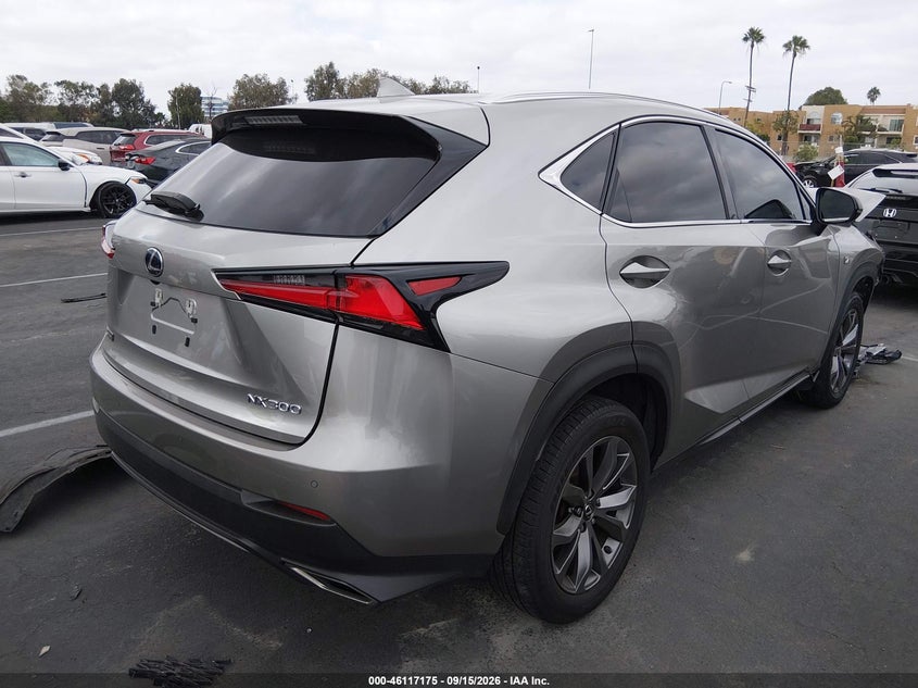 Vin: jtjyarbz4k2127404, lot: 46616891, lexus nx 300 f sport 20194